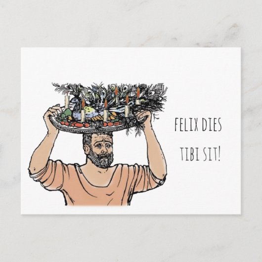 Een verjaardags pauw van Grumio Briefkaart (Voorkant)