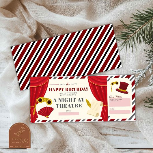 Een verjaardagscadeaubon voor het nachttheater