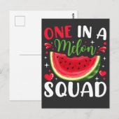 Een verjaardagsfeestje voor Melon Squad Briefkaart (Voorkant / Achterkant)
