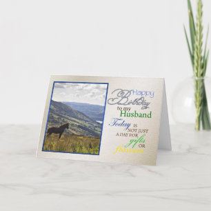 Een verjaardagskaart voor de man. kaart