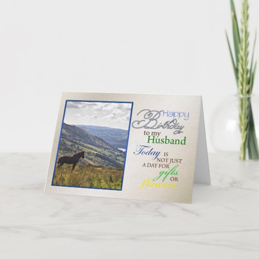 Een verjaardagskaart voor de man. kaart (Voorkant)