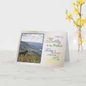 Een verjaardagskaart voor de verloofde. kaart (Gele Bloem)