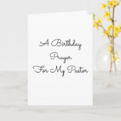 Een verjaardagskaart voor een predikant. kaart (Gele Bloem)