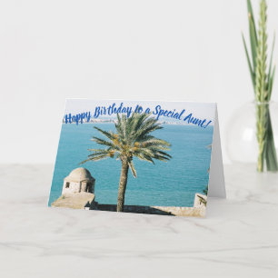 Een verjaardagskaart voor een speciale tante kaart