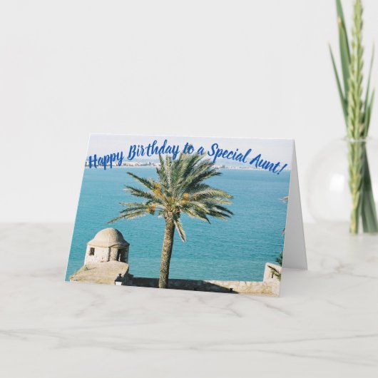 Een verjaardagskaart voor een speciale tante kaart (Voorkant)