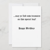 Een verjaardagskaart voor jonge jongens kaart (Achterkant)