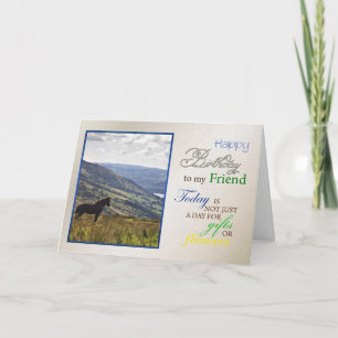 Een verjaardagskaart voor vrienden. kaart