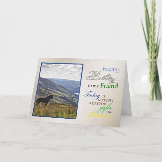 Een verjaardagskaart voor vrienden. kaart (Voorkant)