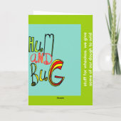 Een verjaardagstaart zo mooi dat hij het drie gege kaart (Achterkant)