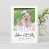 Een verjaardagsuitnodiging kaart (Staand voorkant)