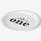 Een verjaardagsuitnodiging papieren bordje (Gekanteld)