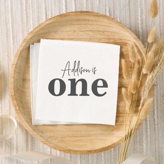 Een verjaardagsuitnodiging servet