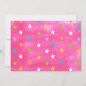 Een verjaardagsuitnodiging voor een Meloen Kaart (Achterkant)