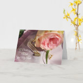 Een verjaardagswens voor mijn tante kaart (Gele Bloem)