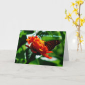 Een verjaardagszegen kaart (Gele Bloem)