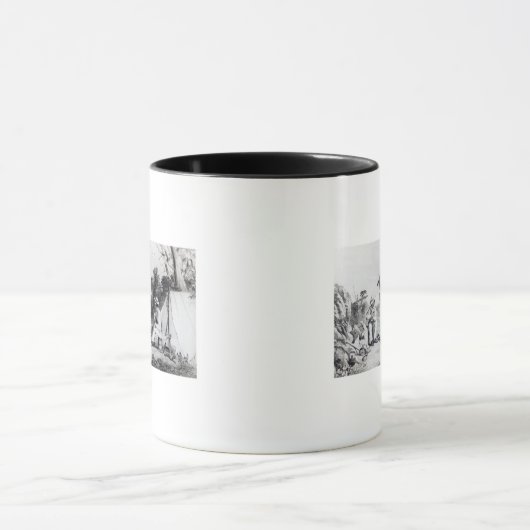 Een verkennende partij mok (Midden)