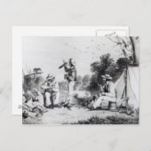 Een verkennende partij uitnodiging briefkaart (Voorkant / Achterkant)