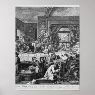 Een verkiezingsentertainment, 1755 poster