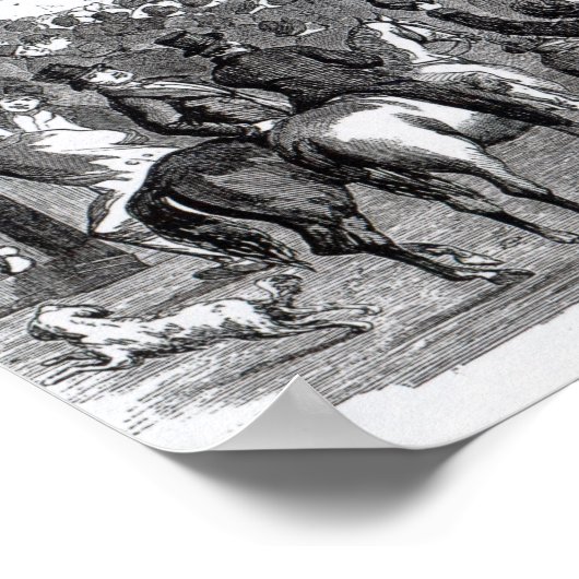 Een verkiezingsscène in Kilkenny Poster (Hoek)