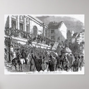 Een verkiezingsscène in Kilkenny Poster