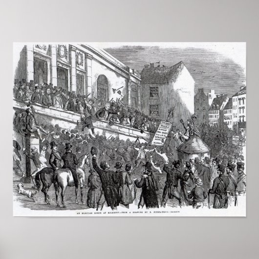 Een verkiezingsscène in Kilkenny Poster (Voorkant)