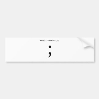 Een verklaring afleggen bumpersticker