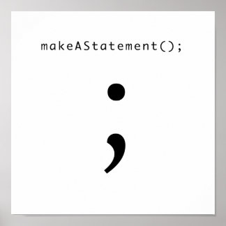 Een verklaring afleggen poster