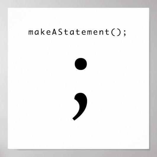 Een verklaring afleggen poster (Voorkant)