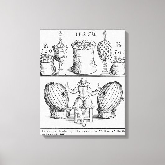 Een verklaring waarin de datum van de volgende tek canvas afdruk (Voorkant)