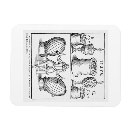 Een verklaring waarin de datum van de volgende tek magneet (Horizontaal)