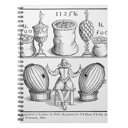 Een verklaring waarin de datum van de volgende tek notitieboek (Voorkant)