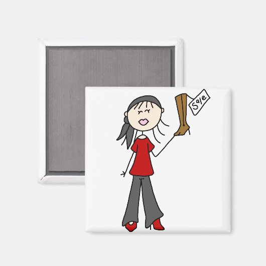 Een verkoopmagneet zoeken magneet (Voorkant / Achterkant)