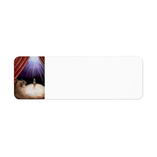 EEN VERLANGSTER Cat Mouse Label (Voorkant)