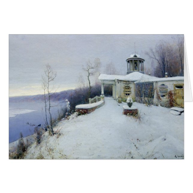 Een verlaten manorhuis (Voorkant Horizontaal)