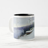 Een verlaten manorhuis tweekleurige koffiemok (Voorkant links)