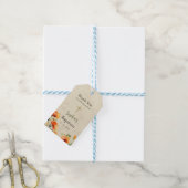 Een verlicht leven orthodox Christelijk doopsel Cadeaulabel (Met Touw)