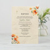 Een verlicht leven orthodox Christelijk doopsel Kaart (Staand voorkant)