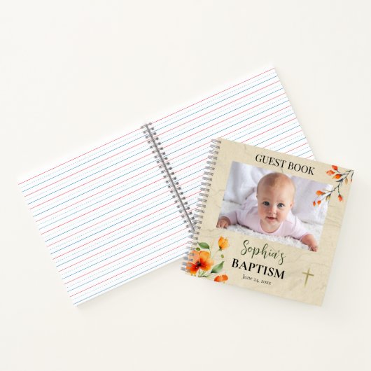 Een verlicht leven orthodox Christelijk doopsel Notitieboek (Binnen)