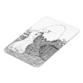 EEN VERLICHTE HARRIET VAN EEN MOEDER + BABY E16-CU MAGNEET (Linkerzijde)