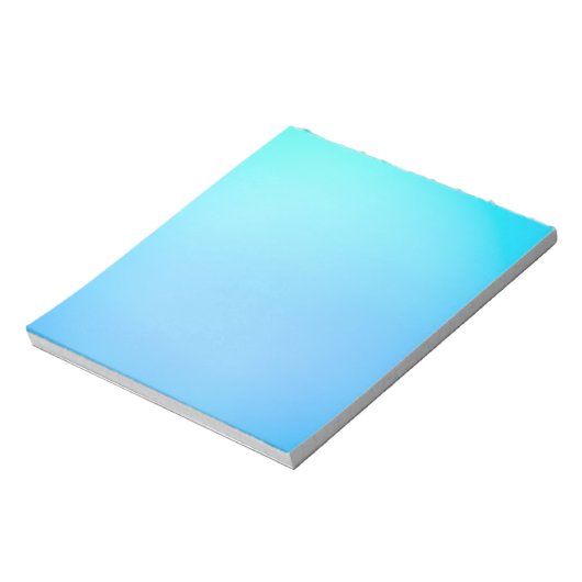 Een verloop blauwe rechthoekige oppervlakte  notitieblok (Linkerzijde)