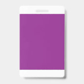 Een verloopachtergrond die tinten roze en  badge (Achterkant)