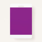 Een verloopachtergrond die tinten roze en badge (Achterkant)