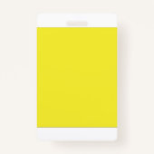 Een verloopmenging van geel naar sinaasappel, crea badge (Achterkant)