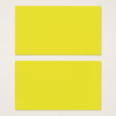 Een verloopmenging van geel naar sinaasappel, crea visitekaartje (Voorkant /achterkant)