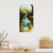 Een verloren wereld poster (Keuken)