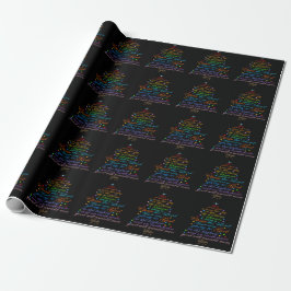 Een Verlosser is Geboren Lukas 2-11 Kerstboom inpa Cadeaupapier