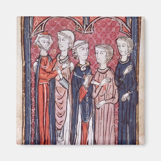 Een Verloving, van 'Decrets de Gratien' Magneet (Voorkant)