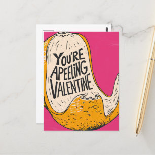 Een vermakelijke pop art Valentijn Briefkaart
