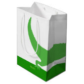 Een verpakte gator medium cadeauzakje (Achterkant Gekanteld)