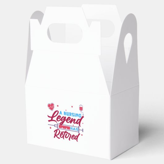Een verpleegkundige legende is in ruste bedankdoosjes (Geopend)
